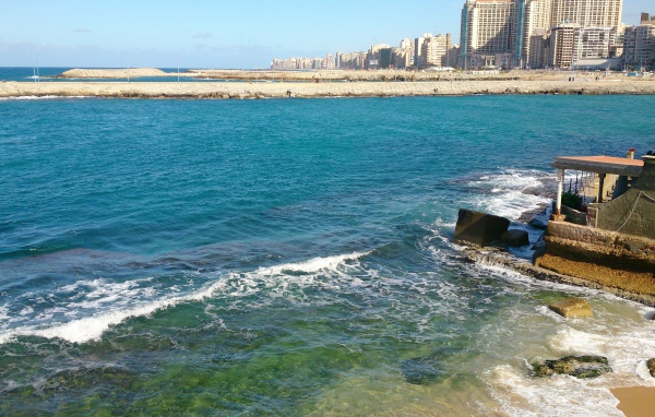 Морское побережье в Египте