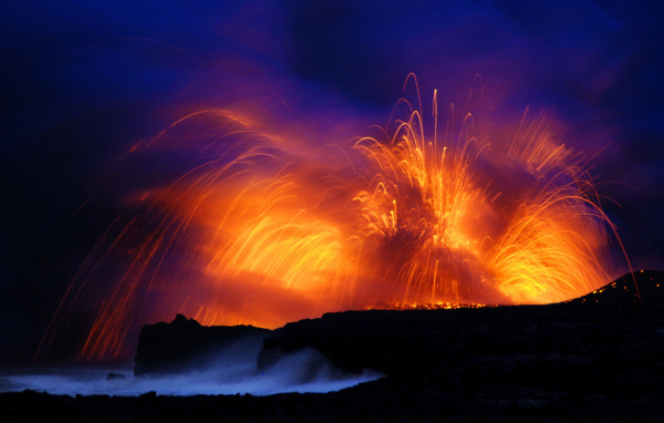 Грандиозное извержение вулкана