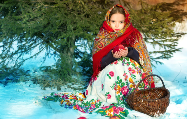 Юная русская красавица