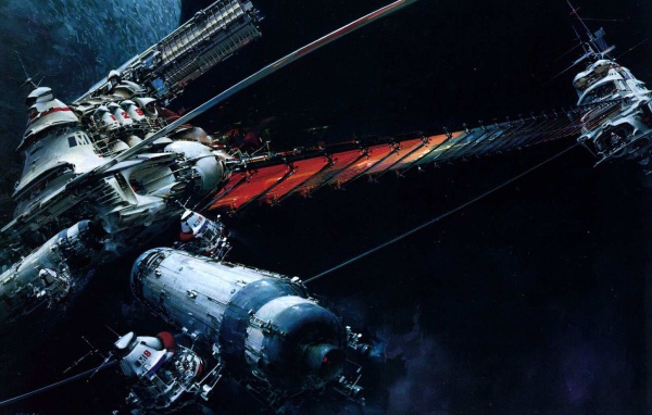 Мост между космическими станциями на орбите