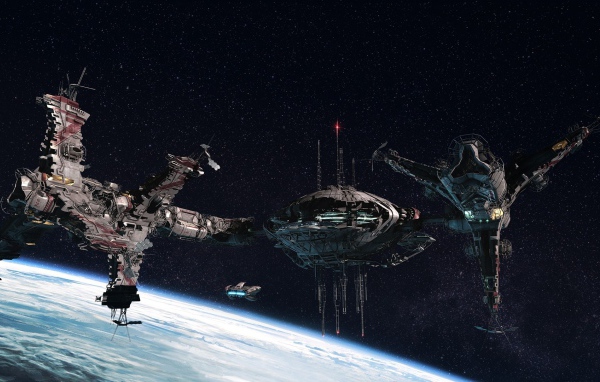 Строительство околоземной космической станции