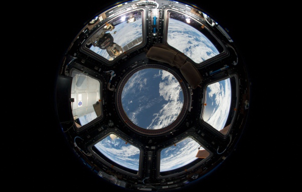 Earth in Space Station