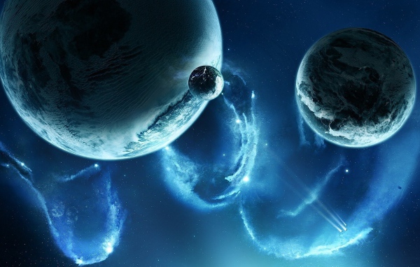 Ледяные планеты в космосе