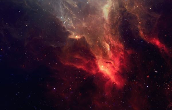 Красная звездная туманность
