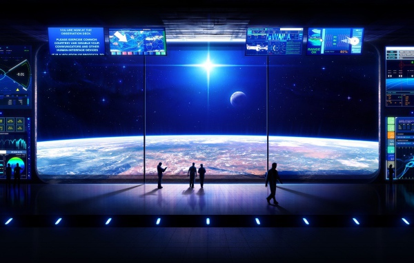 Научная станция на орбите земли