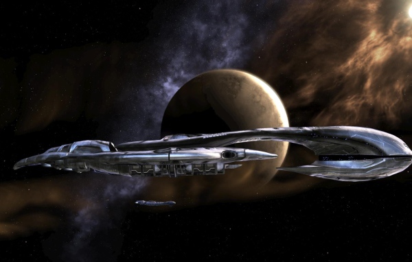 Исследовательский корабль на краю галактики