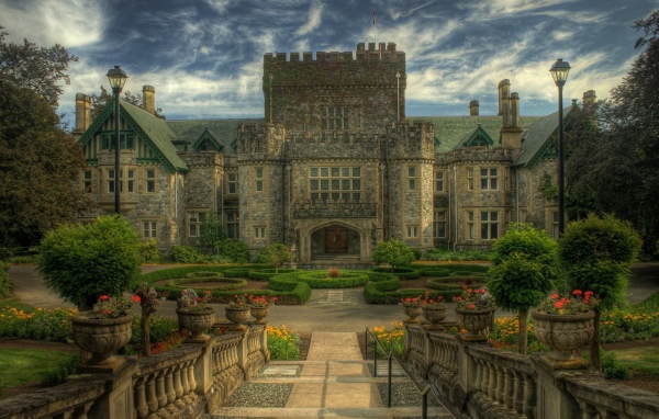 The ancient castle in Canada