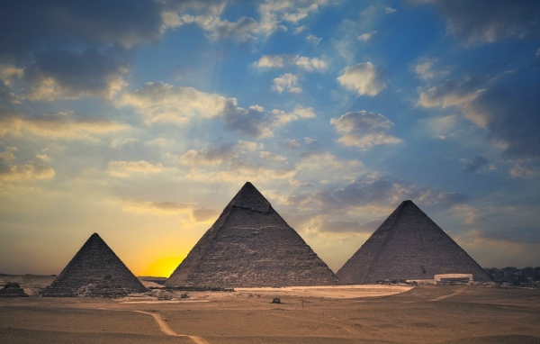 Пирамиды в Гизе, Египет