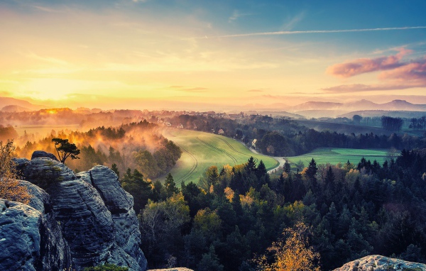 Национальный парк Саксонская Швейцария в Германии