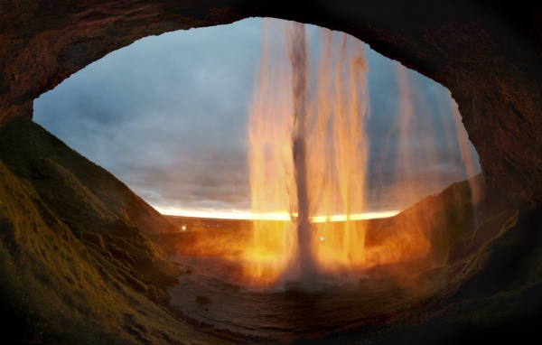 Водопад Селйяландсфосс. Исландия.