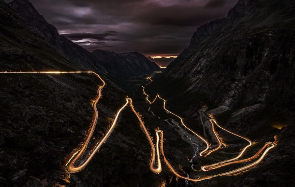 Горная дорога Тролльстиген Норвегия