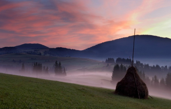 Горы Карпаты в Украине