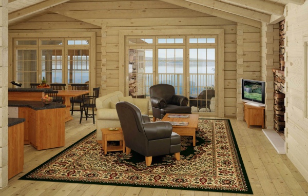 Комната в деревянном доме