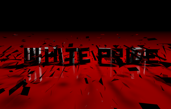 Черные буквы, 3Д модель