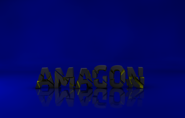 Черные буквы на голубом фоне