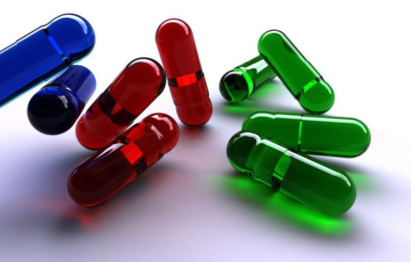 Прозрачные капсулы, 3-Д графика