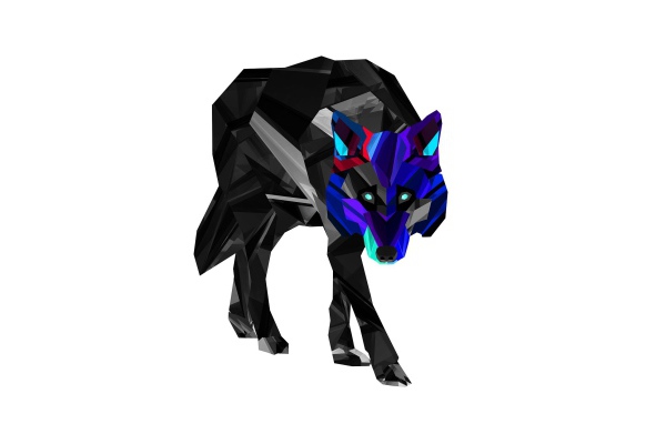 Волк,  3-Д графика