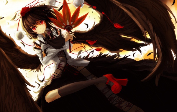 Девушка аниме Shameimaru Aya