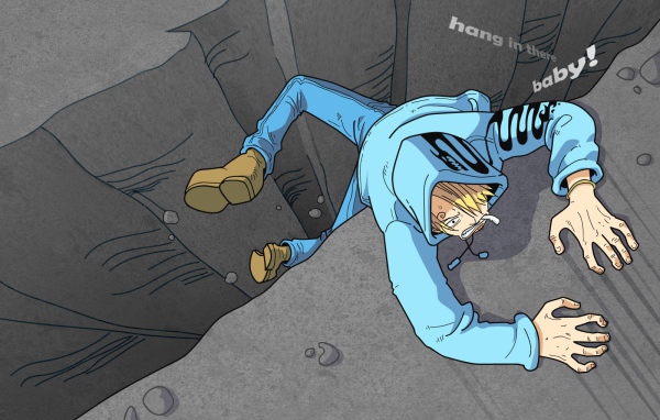 Герой аниме Большой куш на краю пропасти