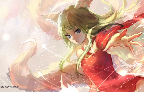 Аниме девушка Pixiv Fantasia