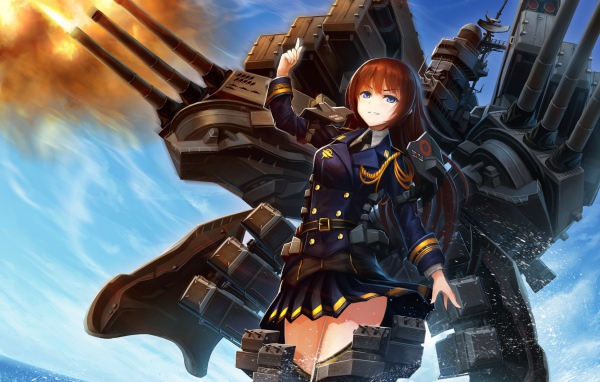 Девушка аниме командует боевым роботом, Kantai Collection