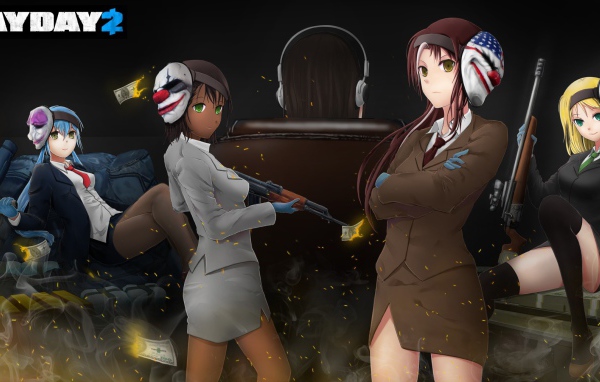 Аниме девушки из игры Payday 2