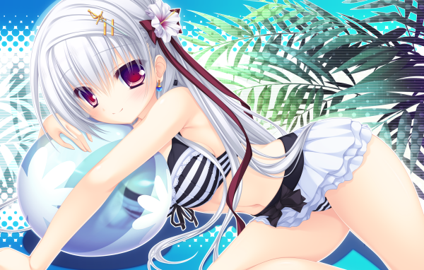 Аниме девушка в купальнике, Justy x Nasty