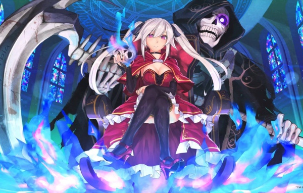 Аниме девушка владыка смерти