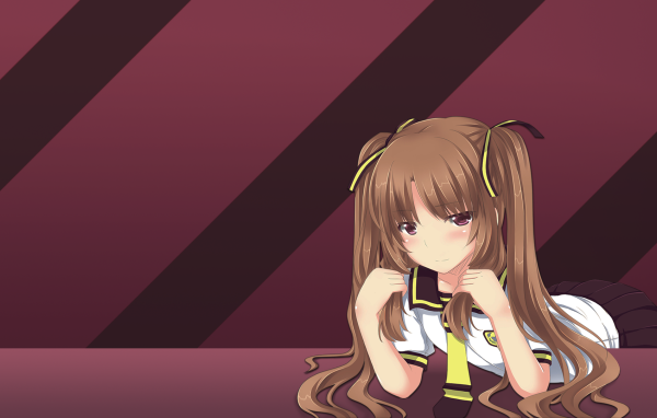 Девочка из аниме Ждём тебя летом