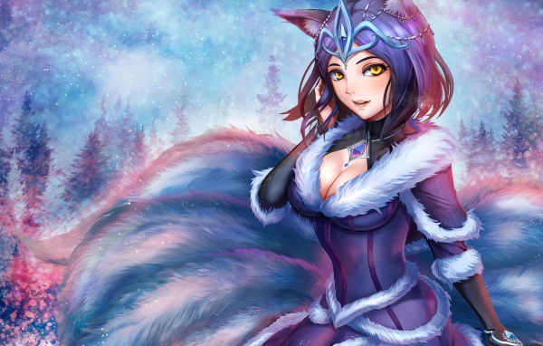 Аниме девушка оборотень