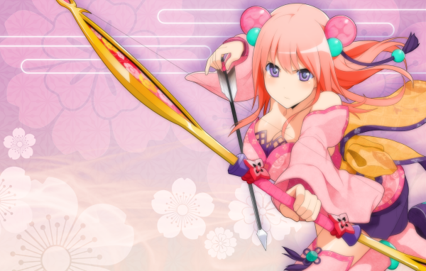 Лучница в аниме Onigirl