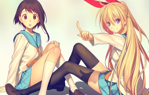 Лучшие подруги из аниме Притворная любовь