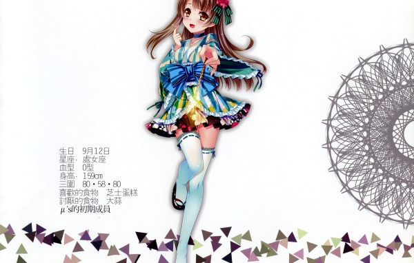 Персонаж аниме Love Live Минами Котори