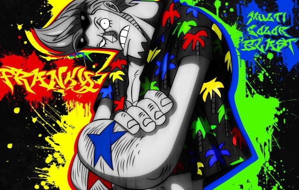 Персонаж Франки из аниме Большой куш