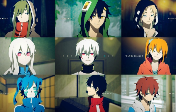 Персонажи манги аниме Kagerou Project