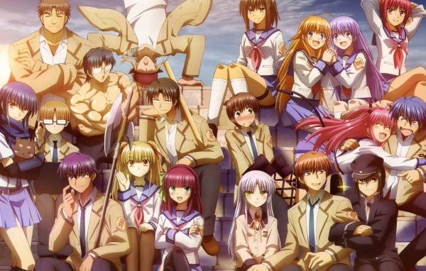 Школьный класс в аниме Ангельские ритмы