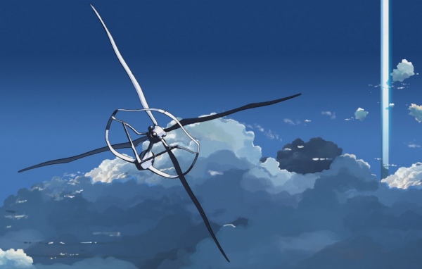 Дрон из аниме За облаками