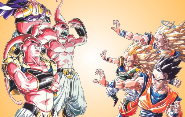 Схватка с троллями в аниме Dragon Ball