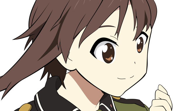 Девочка из аниме Звуки небес