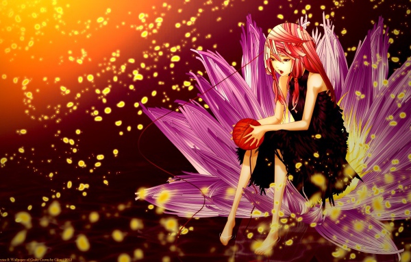 Девушка в цветке, аниме Корона грешника