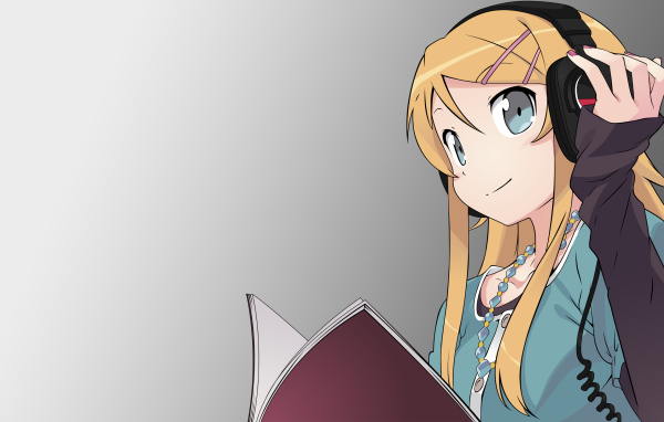 Девушка в наушниках из аниме OreImo