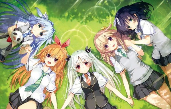 Подружки аниме Связанные небом