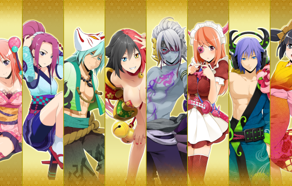 Девушки персонажи аниме Onigirl