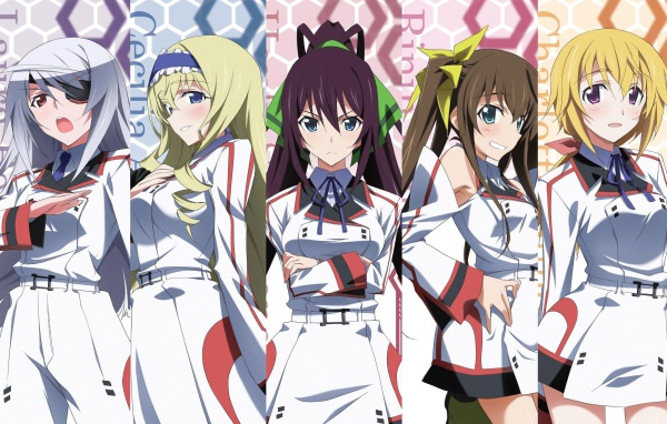 Девушки из аниме Infinite Stratos