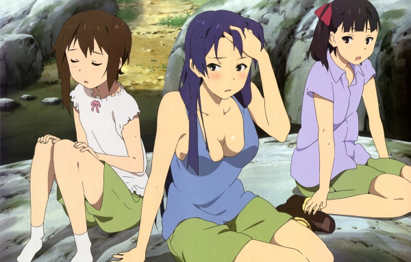 Девушки в аниме Звуки небес