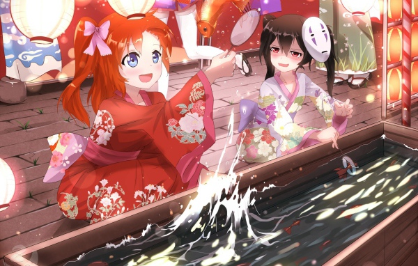 Девушки в аниме Унесённые призраками