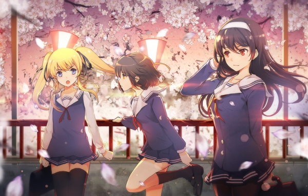 Девушки в саду сакур, аниме Как создать скучную героиню