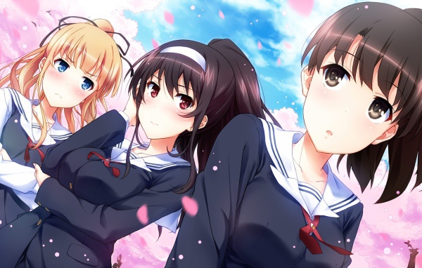 Девочки школьницы из аниме Как создать скучную героиню