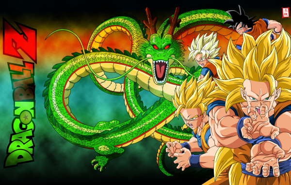 Зеленый дракон, аниме Dragon Ball Z
