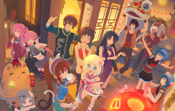 Праздник в аниме Маленькие проказники